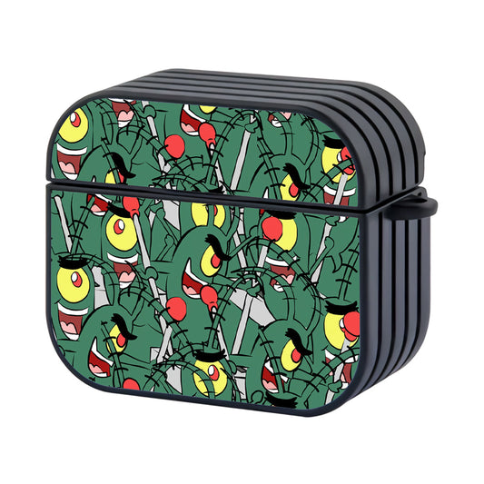 Spongebob Plankton Universe Hard Plastic Case Cover For Apple Airpods 4 - Ezzystore