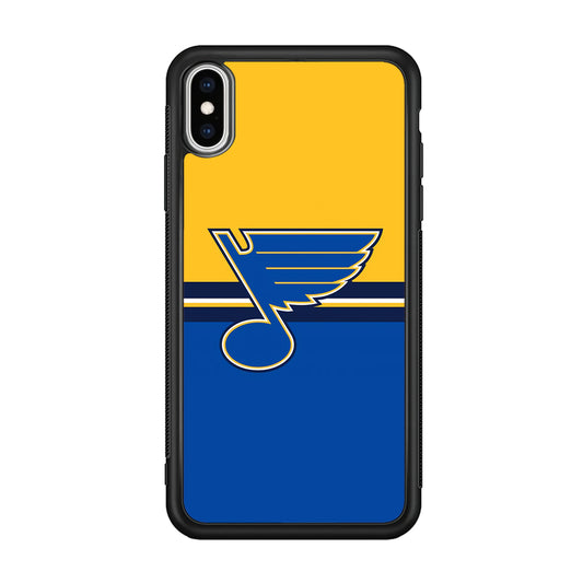 St Louis Blues Pride Emblem iPhone Xs Max Case