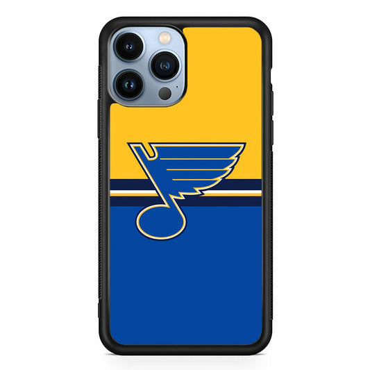 St Louis Blues Pride Emblem iPhone 14 Pro Max Case