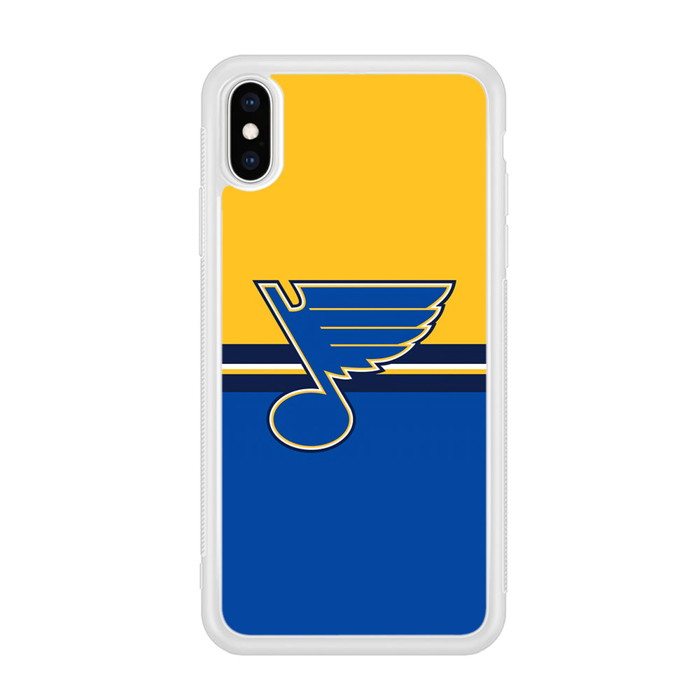 St Louis Blues Pride Emblem iPhone X Case