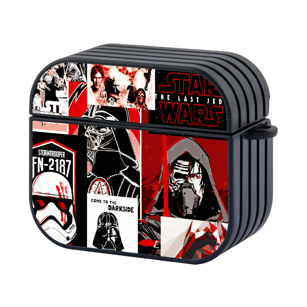 Star Wars Collage Hard Plastic Case Cover For Apple Airpods 4 - Ezzystore