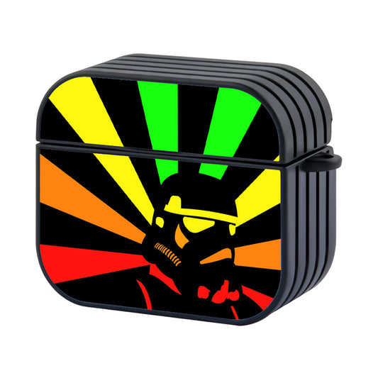 Star Wars Stormtrooper Silhouette Art Hard Plastic Case Cover For Apple Airpods 4 - Ezzystore