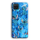 Stitch Aesthetic With Marble Blue Samsung Galaxy A12 Case