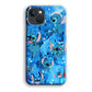 Stitch Aesthetic With Marble Blue iPhone 13 Case