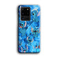 Stitch Aesthetic With Marble Blue Samsung Galaxy S20 Ultra Case