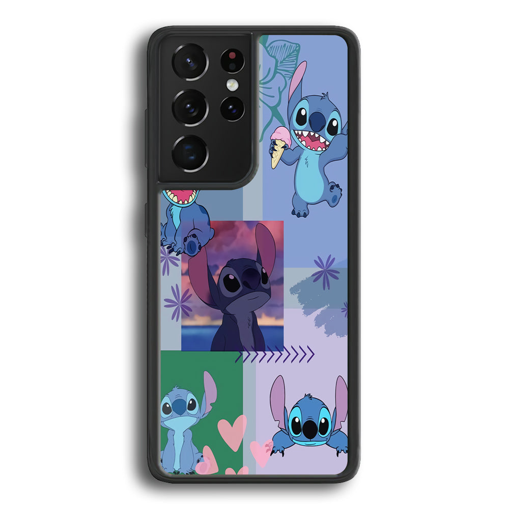 Stitch Collage Aesthetic Samsung Galaxy S22 Ultra Case - Ezzystore