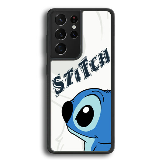 Stitch Smiling Face Samsung Galaxy S21 Ultra Case