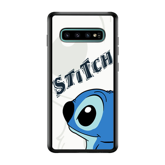 Stitch Smiling Face Samsung Galaxy S10 Case