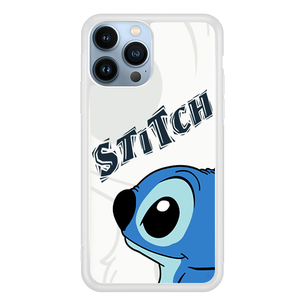 Stitch Smiling Face iPhone 14 Pro Max Case