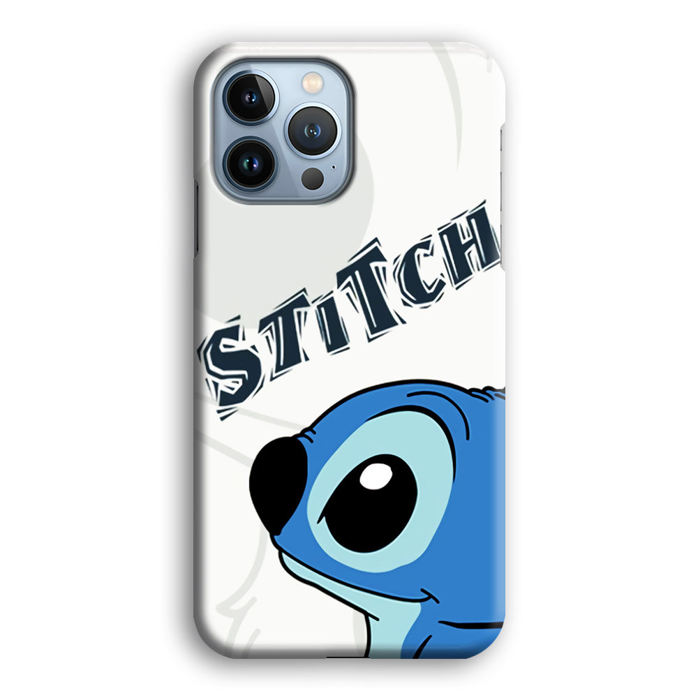 Stitch Smiling Face iPhone 14 Pro Max Case