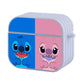 Stitch and Angel Face Hard Plastic Case Cover For Apple Airpods 3