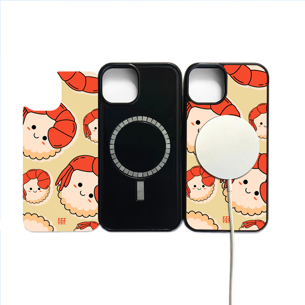 Sushi Foodies Rice and Shrimp Magsafe iPhone Case