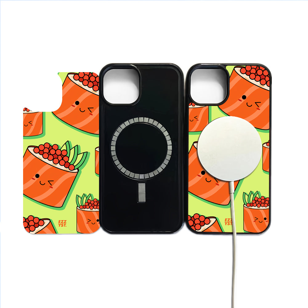 Sushi Foodies Salmon Cover Magsafe iPhone Case