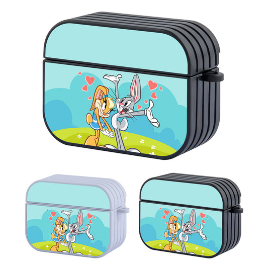 Sweet Cuple Bugs Bunny And Lola Hard Plastic Case Cover For Apple Airpods Pro