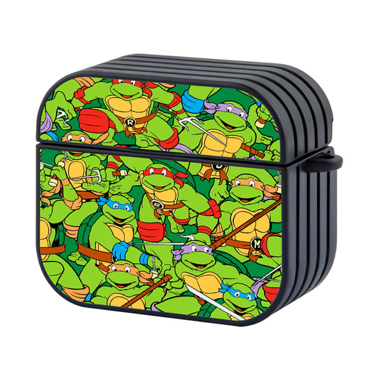 TMNT Doodle Of Hero Hard Plastic Case Cover For Apple Airpods 4 - Ezzystore