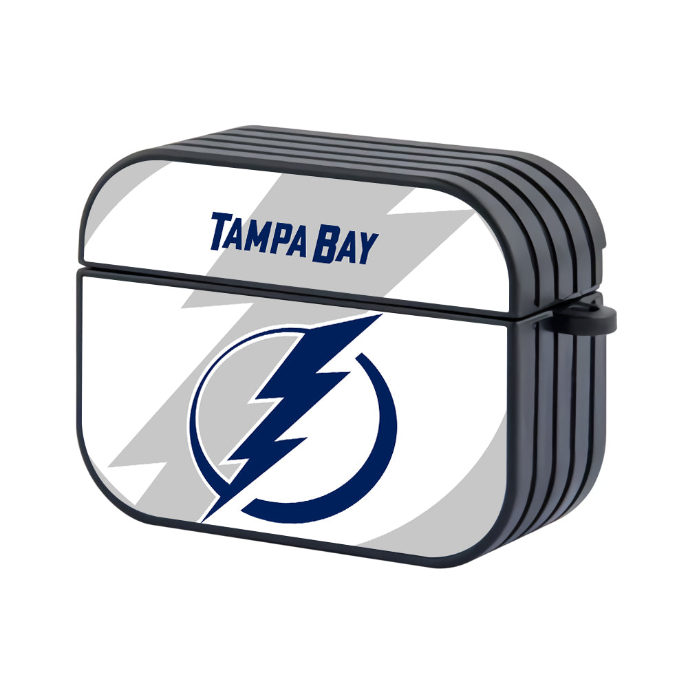 Tampa Bay Lightning Pride of Logo Hard Plastic Case Cover For Apple Airpods Pro