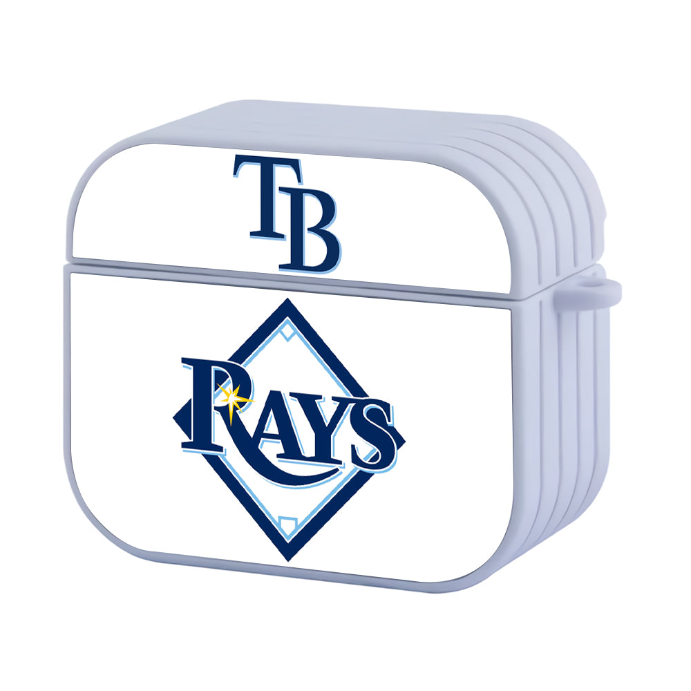 Tampa Bay Rays Logo Hard Plastic Case Cover For Apple Airpods 3