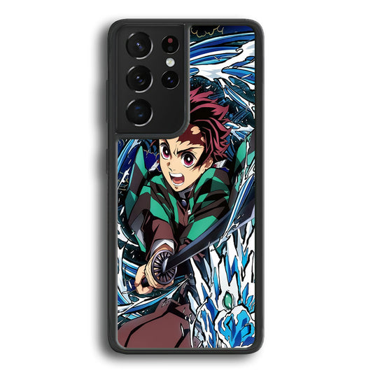 Tanjiro Water Breathing Samsung Galaxy S22 Ultra Case - Ezzystore