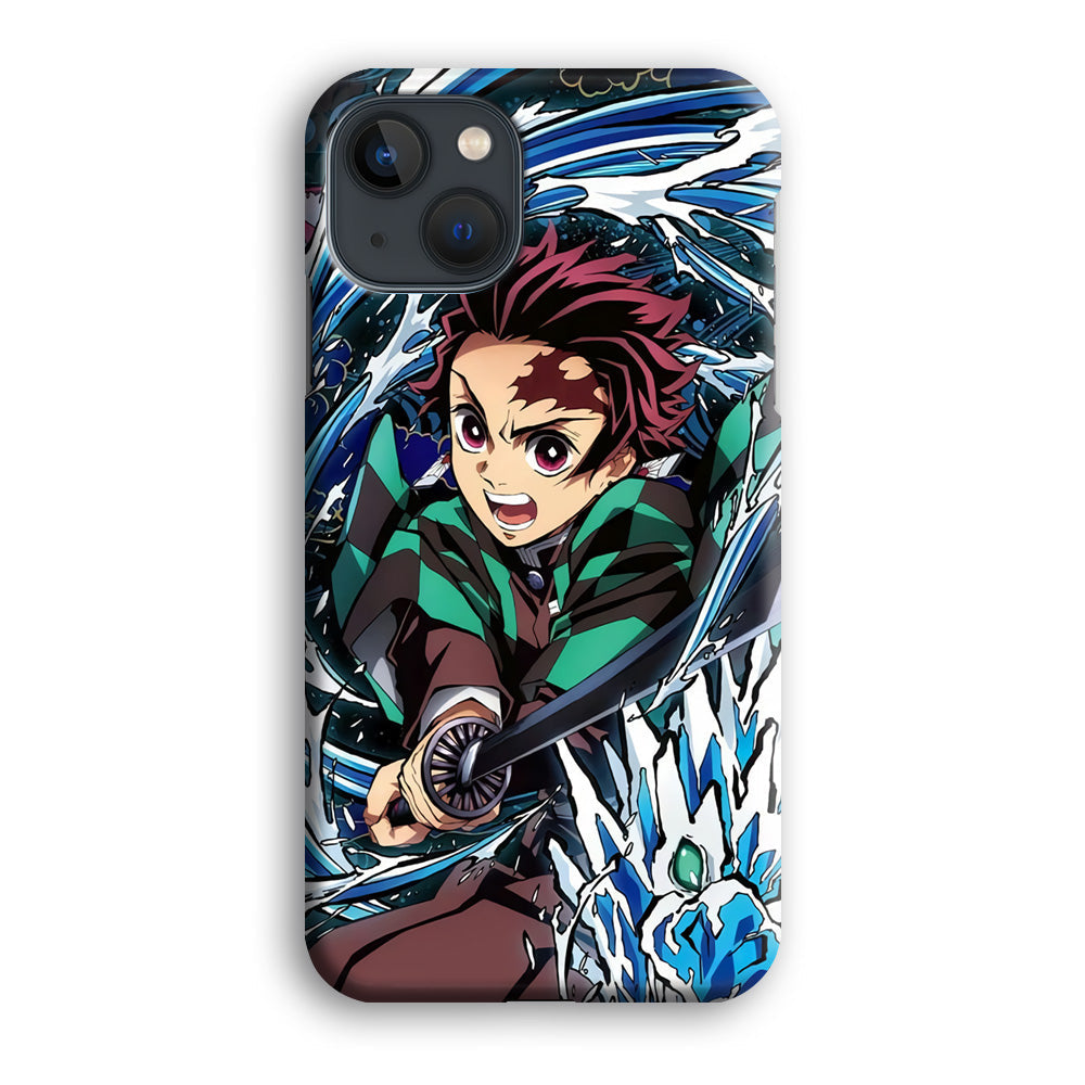 Tanjiro Water Breathing iPhone 15 Plus Case
