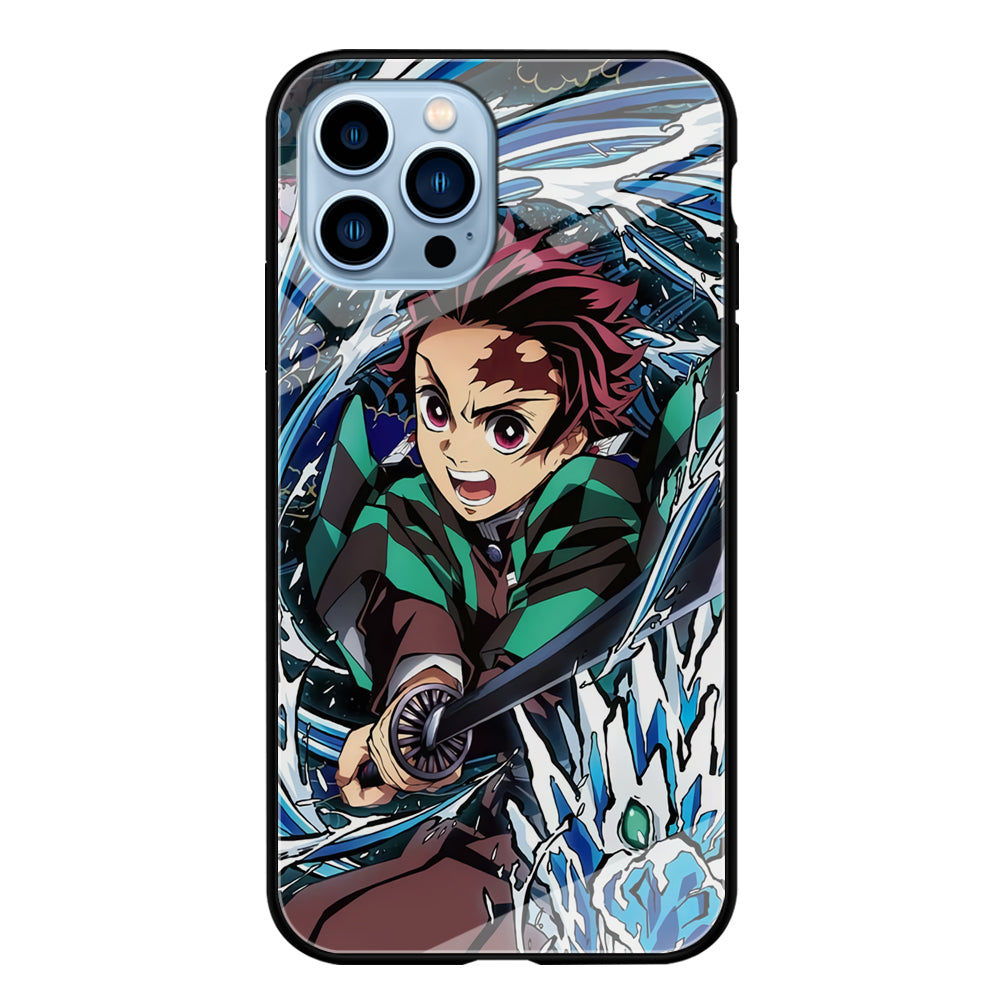 Tanjiro Water Breathing iPhone 15 Pro Max Case