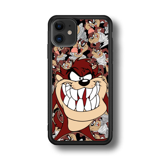 Tasmanian Devil Looney Tunes Angry Style iPhone 11 Case