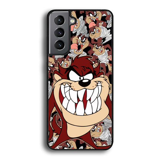 Tasmanian Devil Looney Tunes Angry Style Samsung Galaxy S21 Case