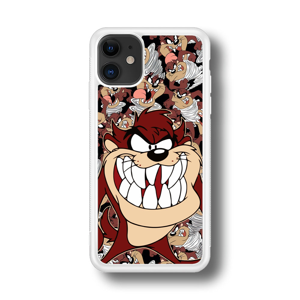 Tasmanian Devil Looney Tunes Angry Style iPhone 11 Case