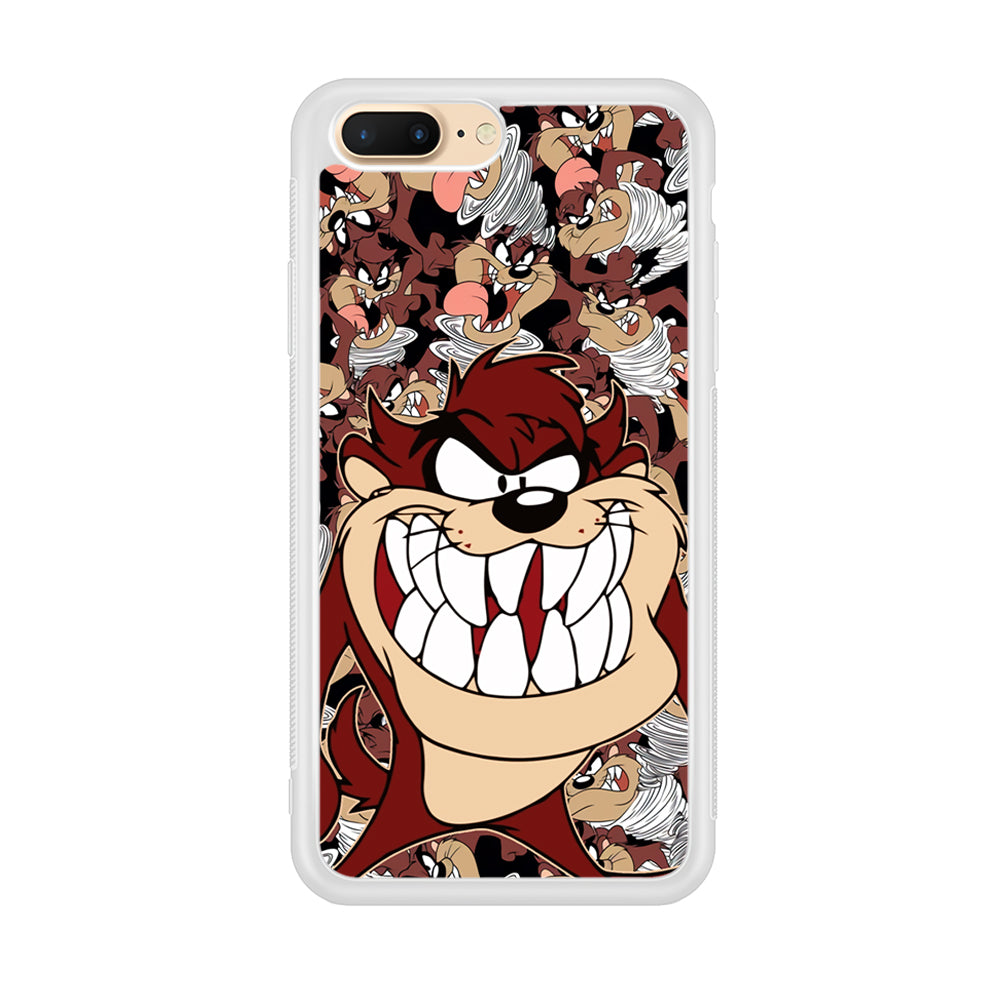Tasmanian Devil Looney Tunes Angry Style iPhone 8 Plus Case