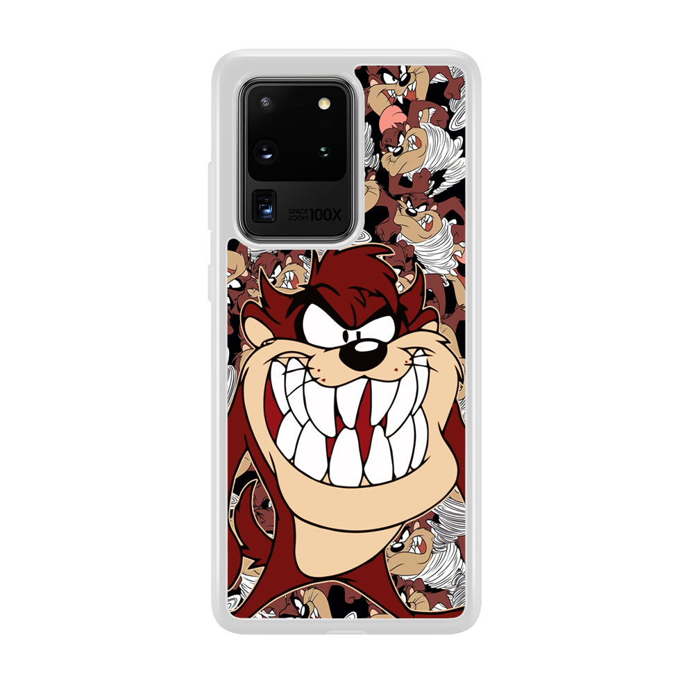 Tasmanian Devil Looney Tunes Angry Style Samsung Galaxy S20 Ultra Case