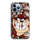 Tasmanian Devil Looney Tunes Angry Style iPhone 14 Pro Case