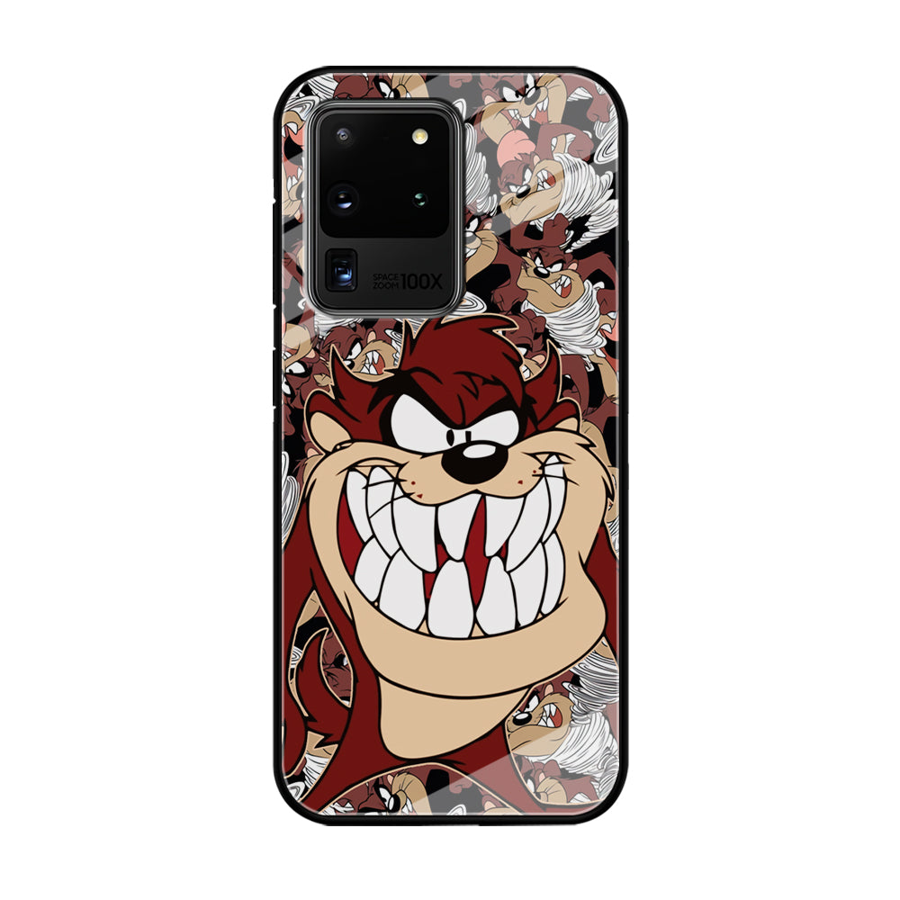 Tasmanian Devil Looney Tunes Angry Style Samsung Galaxy S20 Ultra Case