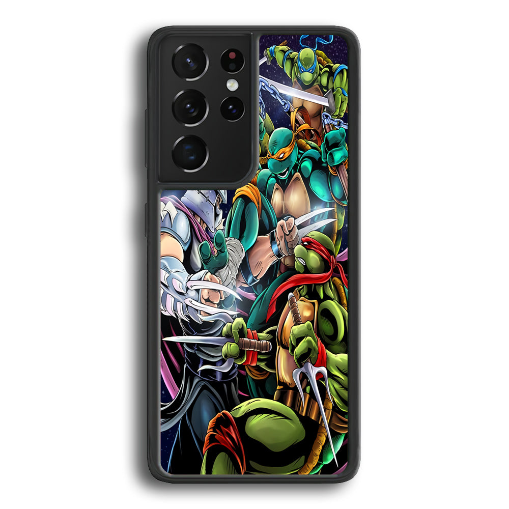 Teenage Mutant Ninja Turtles Battle Moment Samsung Galaxy S23 Ultra Case - Ezzystore