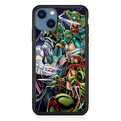 Teenage Mutant Ninja Turtles Battle Moment iPhone 15 Plus Case