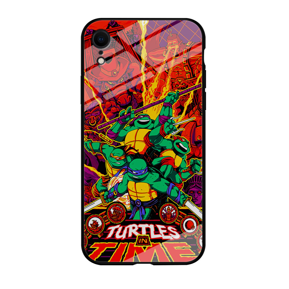 Teenage Mutant Ninja Turtles In Time Poster iPhone XR Case