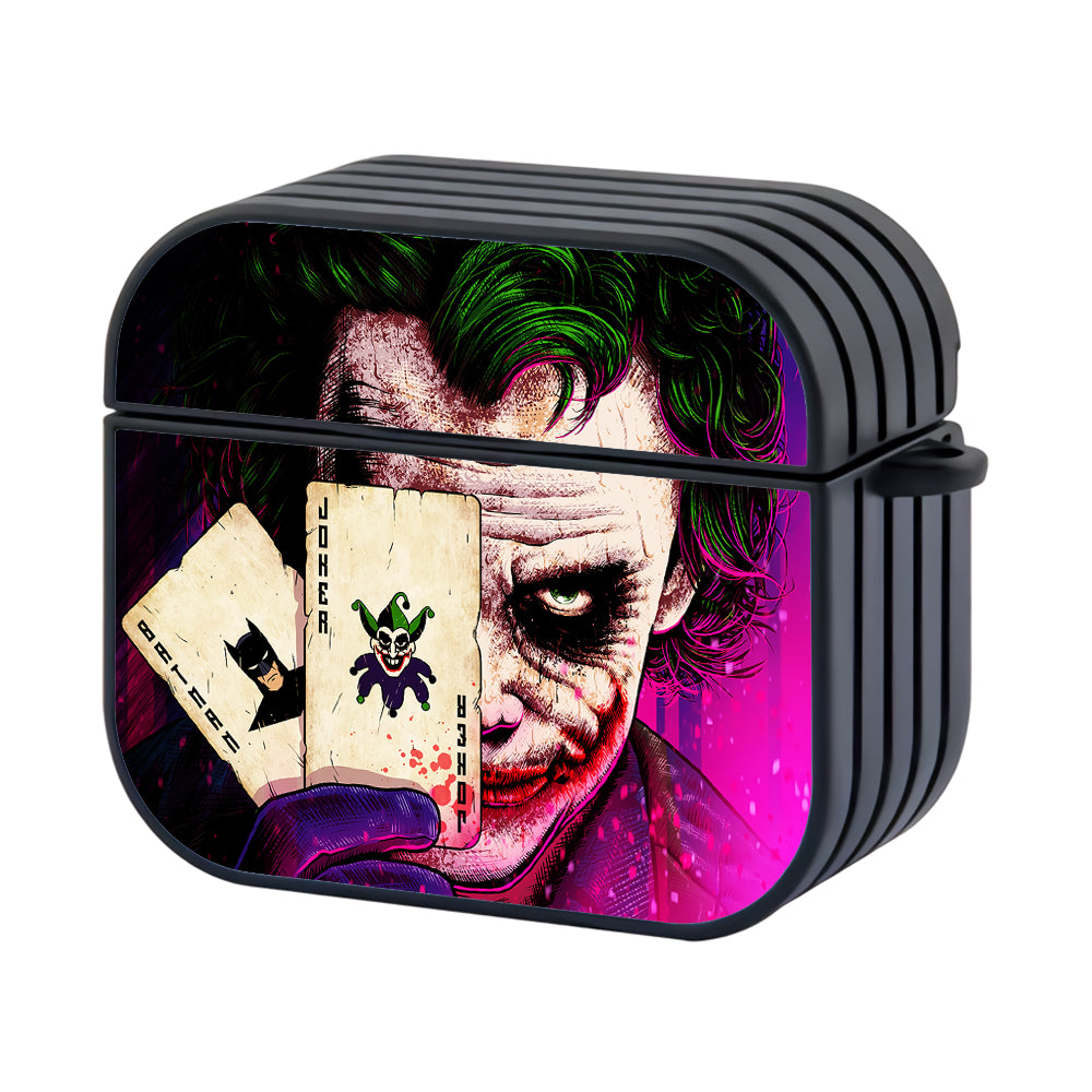 The Clown Joker Logo Card Hard Plastic Case Cover For Apple Airpods 3