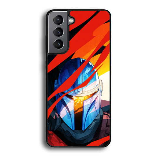 The Mandalorian Starwars Character Samsung Galaxy S24 Plus Case - Ezzystore