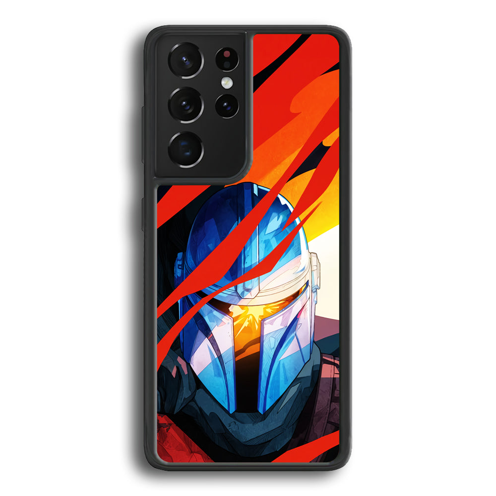 The Mandalorian Starwars Character Samsung Galaxy S22 Ultra Case - Ezzystore