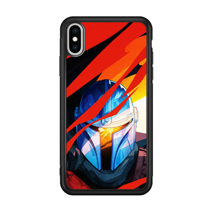 The Mandalorian Starwars Character iPhone XS Case