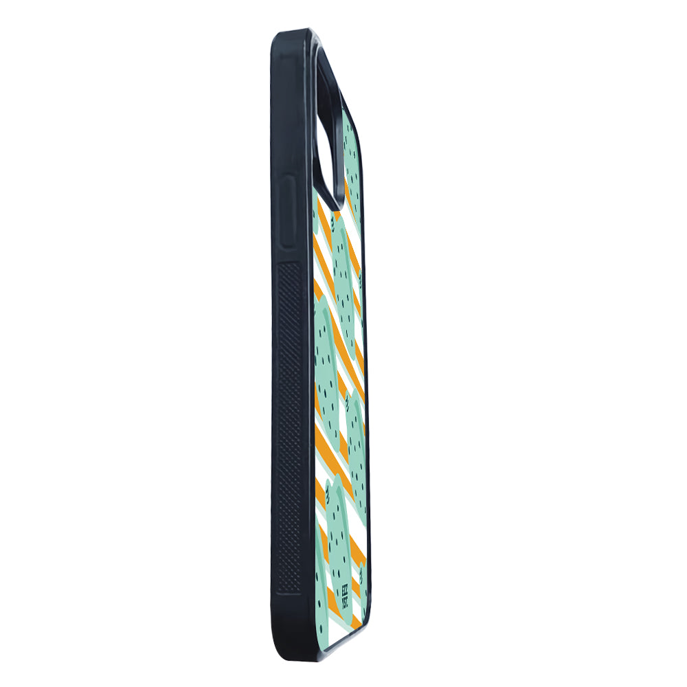 The Ocean Sculpture Green and Mossy Magsafe iPhone Case