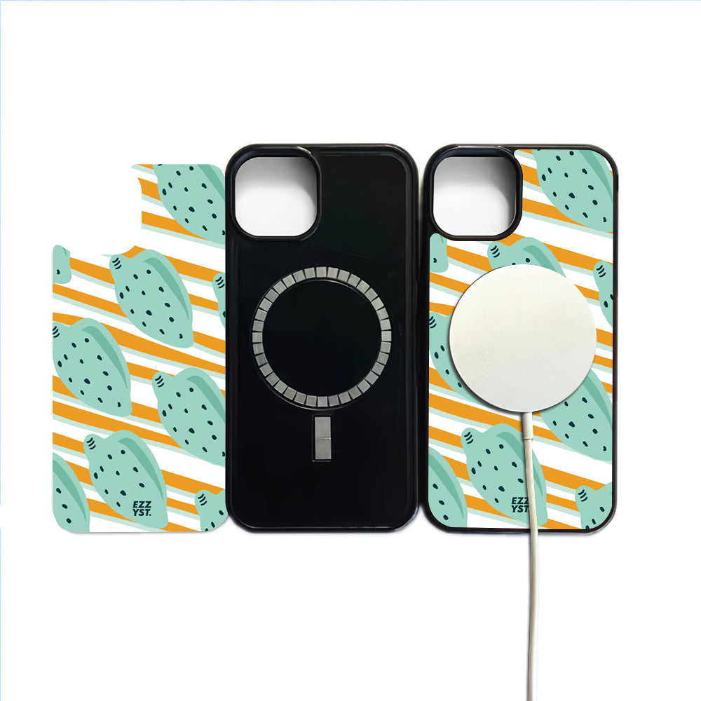 The Ocean Sculpture Green and Mossy Magsafe iPhone Case