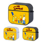 The Simpsons Family Yellow Hard Plastic Case Cover For Apple Airpods 3