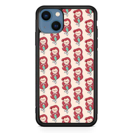 The Little Mermaid Ariel Doodle iPhone 15 Case