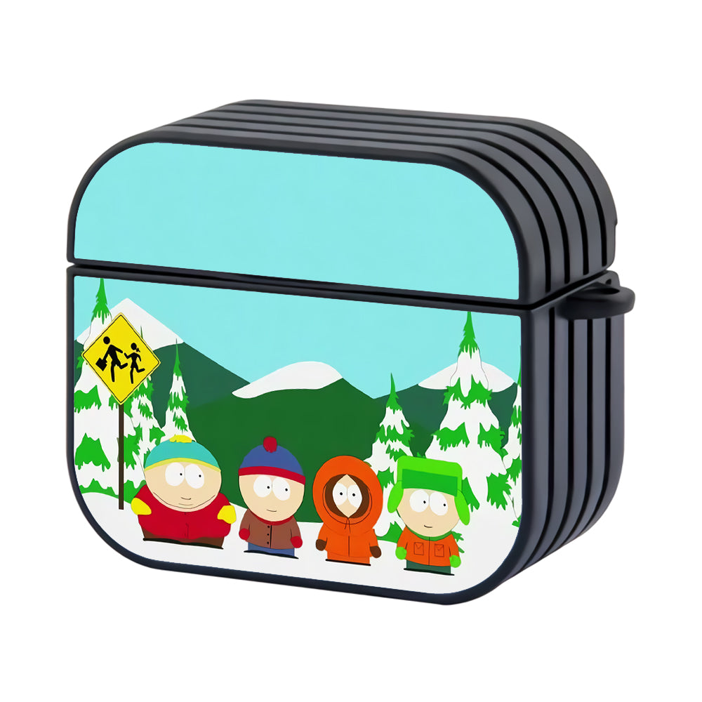 The boys of South Park Cartoon Hard Plastic Case Cover For Apple Airpods 3