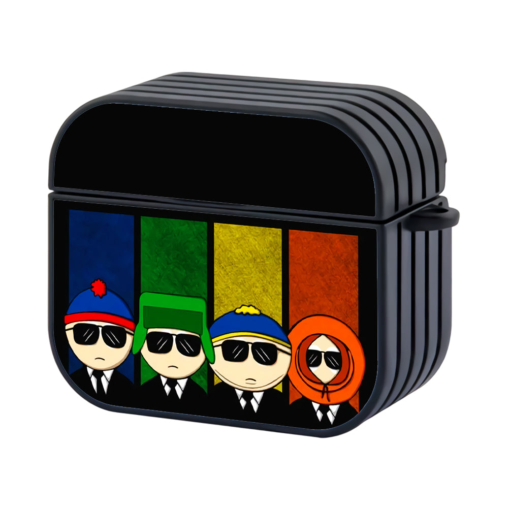 The boys of South Park Detective Hard Plastic Case Cover For Apple Airpods 3