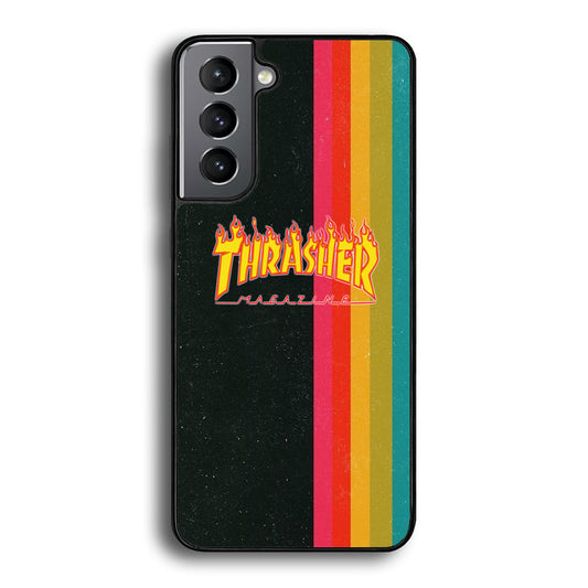 Thrasher Dim Grey Filter Rainbow Pain Samsung Galaxy S22 Plus Case - Ezzystore