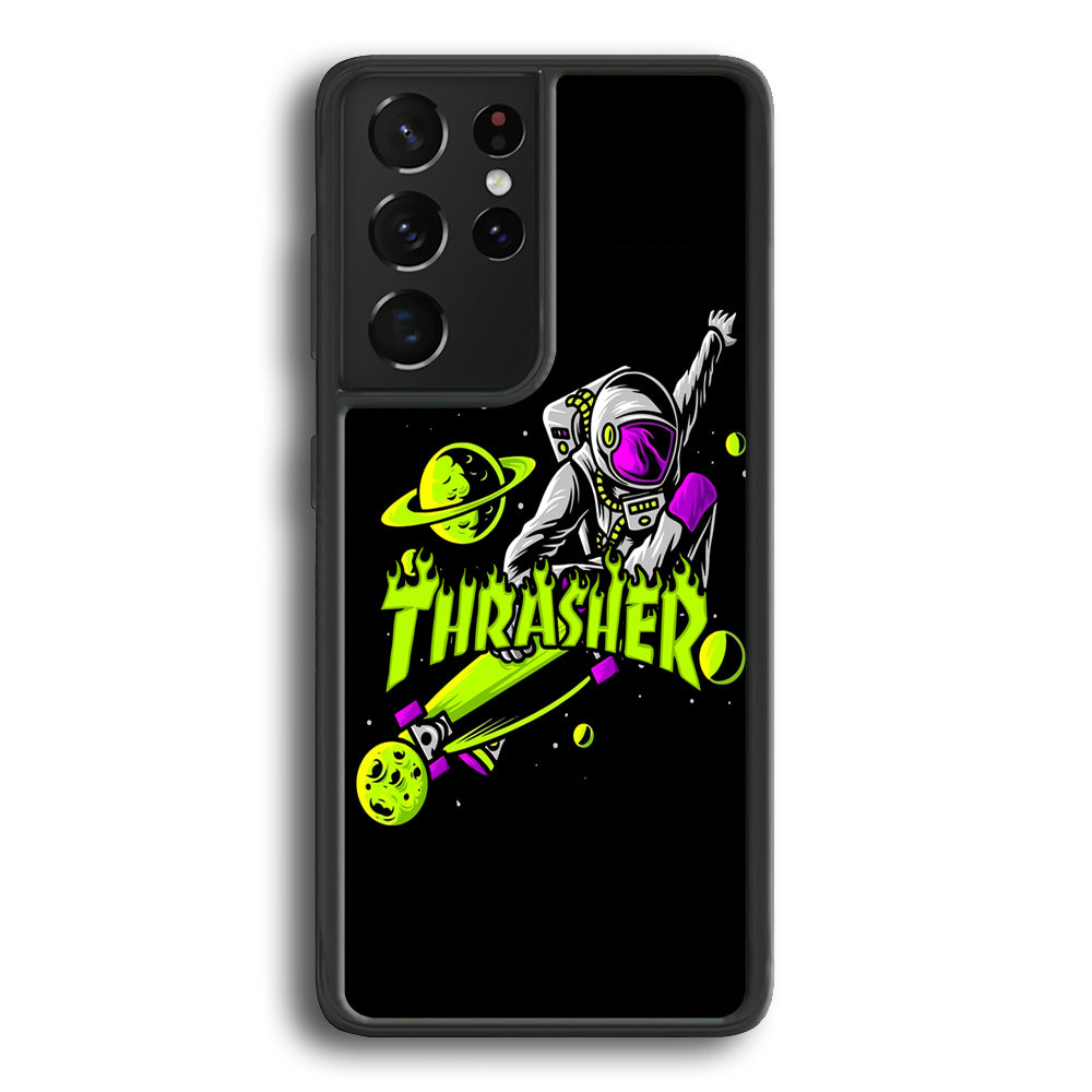 Thrasher Skate Astronaut Samsung Galaxy S22 Ultra Case - Ezzystore