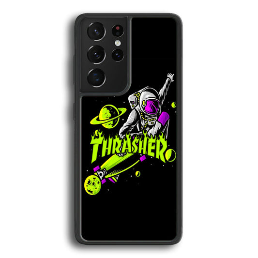 Thrasher Skate Astronaut Samsung Galaxy S22 Ultra Case - Ezzystore