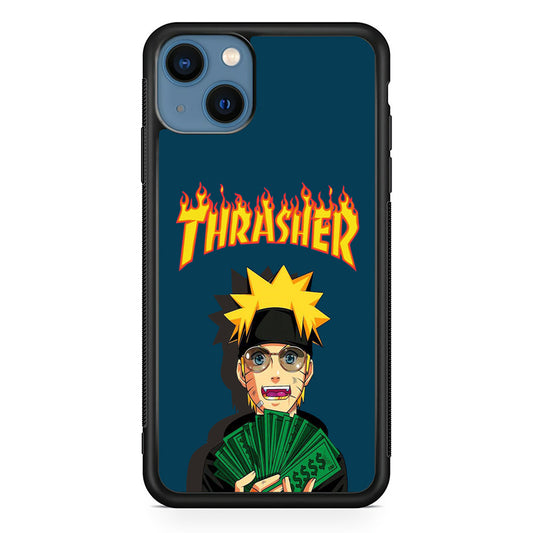 Thrasher Naruto Rich Navy iPhone 14 Case - Ezzystore
