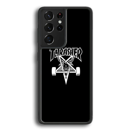 Thrasher x Pentagram Midnight Black Samsung Galaxy S24 Ultra Case - Ezzystore