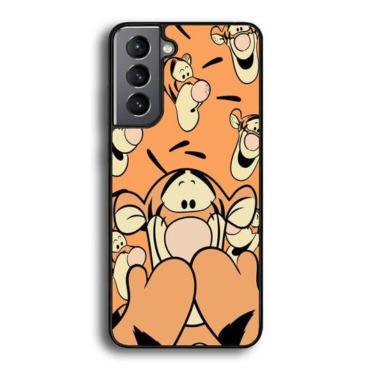 Tiger Winnie The Pooh Expression Samsung Galaxy S21 Case